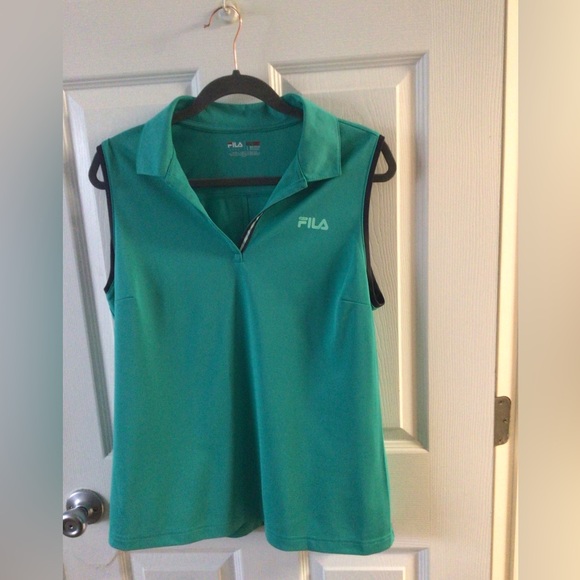 Fila Women's Aqua Sleeveless Tank - Picture 1 of 4